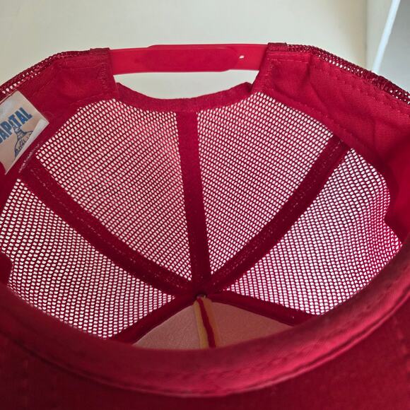 80s Capital Banning Junction Red Mesh Foam Snapback Trucker Cap Philippines - Picture 9 of 10